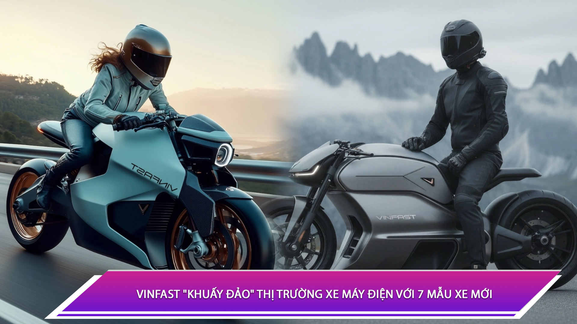 VinFast "khuấy đảo" thị trường xe máy điện với 7 mẫu xe mới